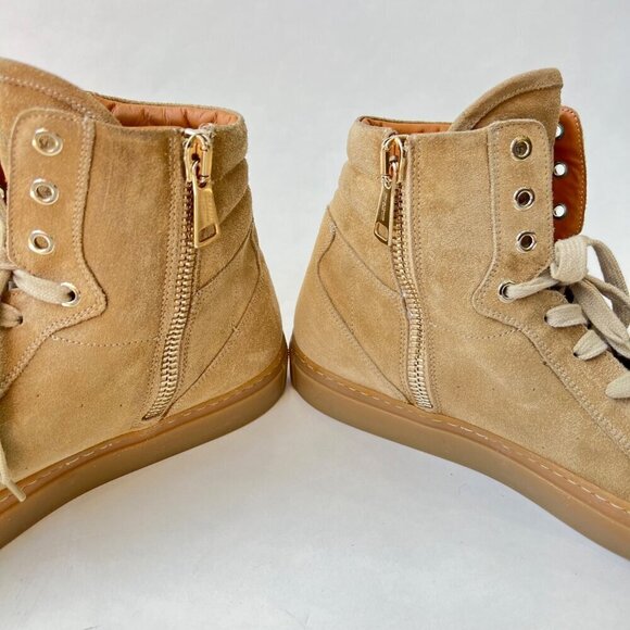 The Grand Voyage Belmondo High suede lace up boots, Tan, Size 10 - Picture 8 of 14